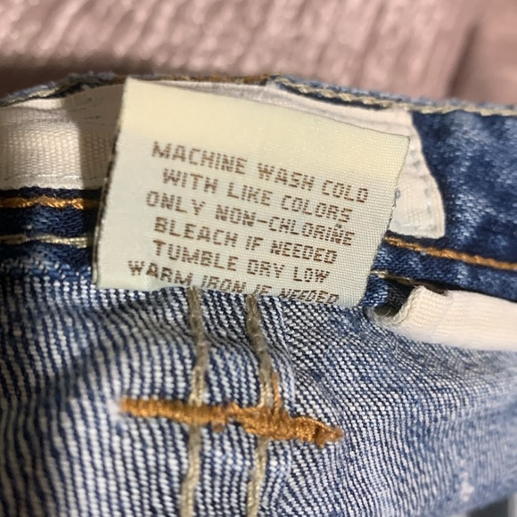 Maurices Jeans 11/12 Long Junior Blue Molli Flare/Bootcut Distressed Stretch - Picture 15 of 16